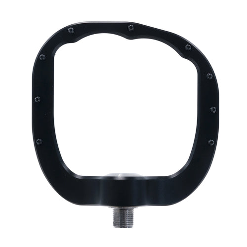 Outlier Pendulum MTB platform pedal in Black, top view