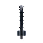 Outlier Void MTB platform pedal in Black, side profile