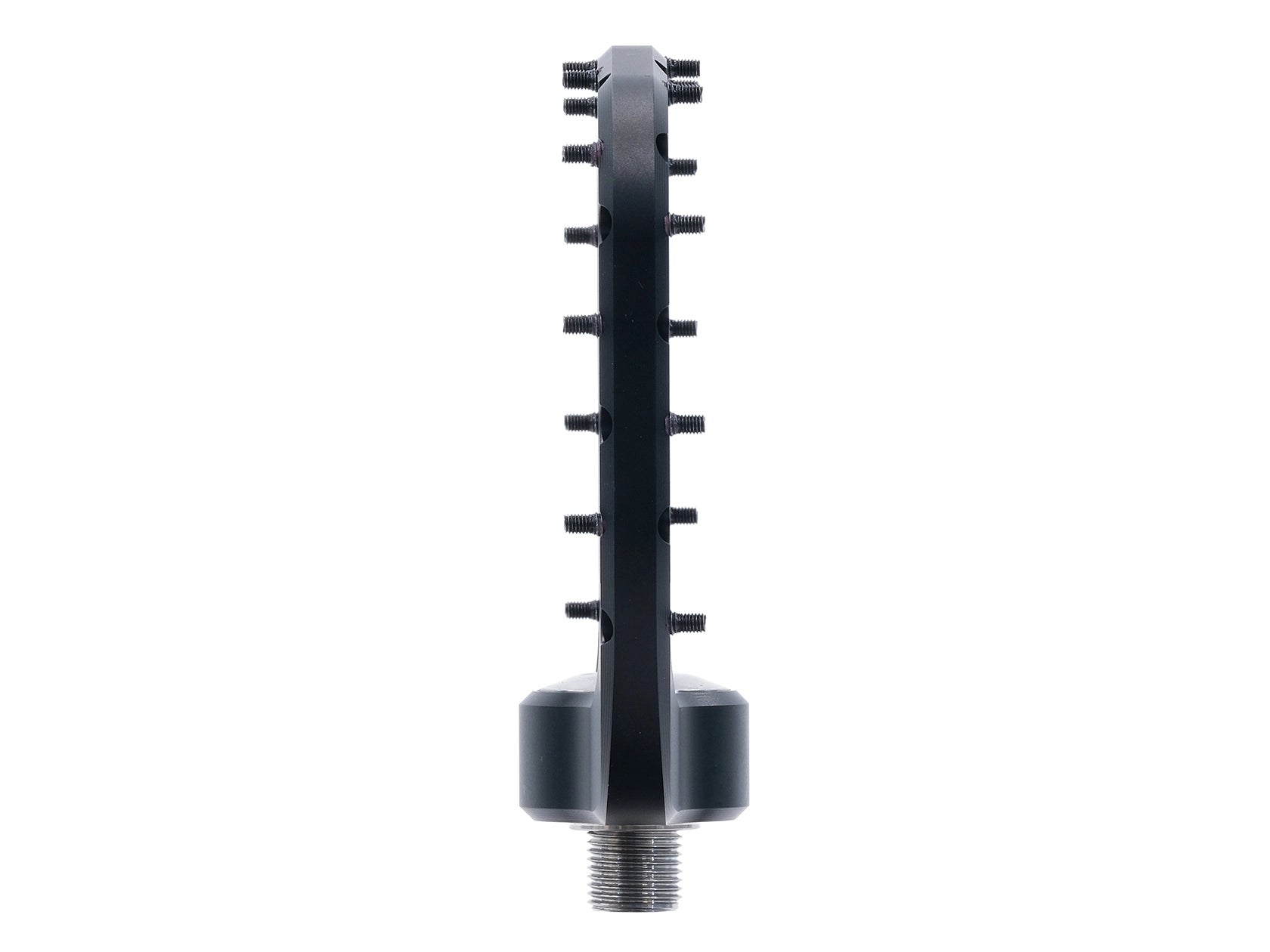 Outlier MTB Void pedal side view showing exceptionally thin platform profile